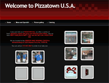 Tablet Screenshot of pizzatownusa.net