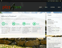 Tablet Screenshot of pizzatownusa.com